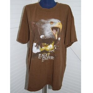 Vintage‎ Alstyle "Eagle Empire" t-shirt Men's Large brown nature eagle scene